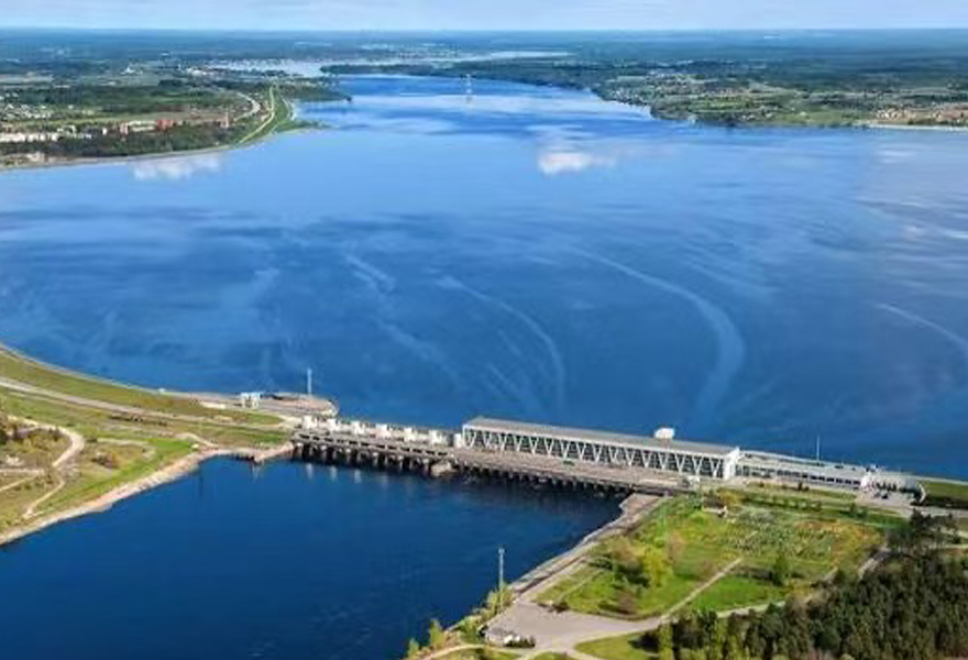 Riga Hydropower Station, Latvia